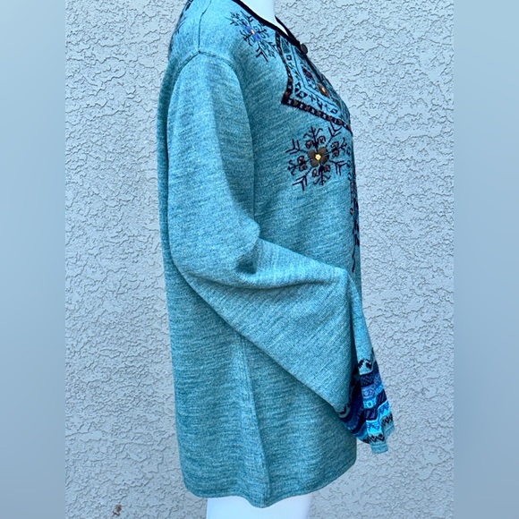 Tey-Art Alpaca Blend Cardigan sz XXL - Picture 4 of 16